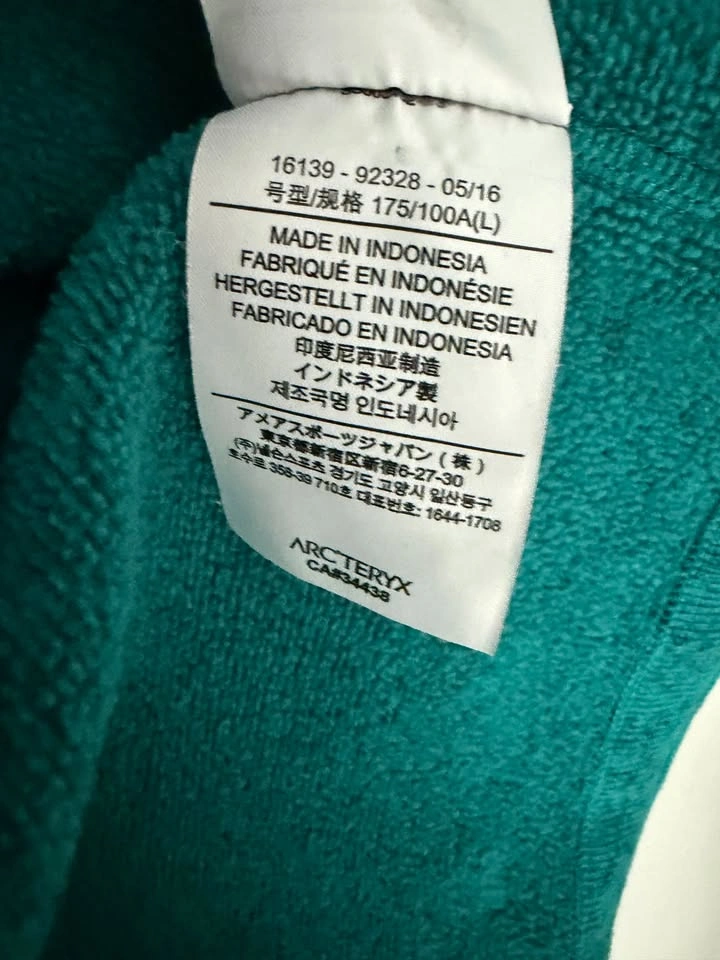 Arc'teryx Desira Tunic Women's Turquoise Fleece Size L - photo 4