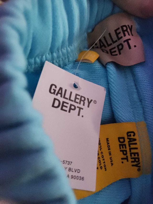 BRAND NEW w TAGS Sky Blue Gallery Dept Sweatpants - photo 2