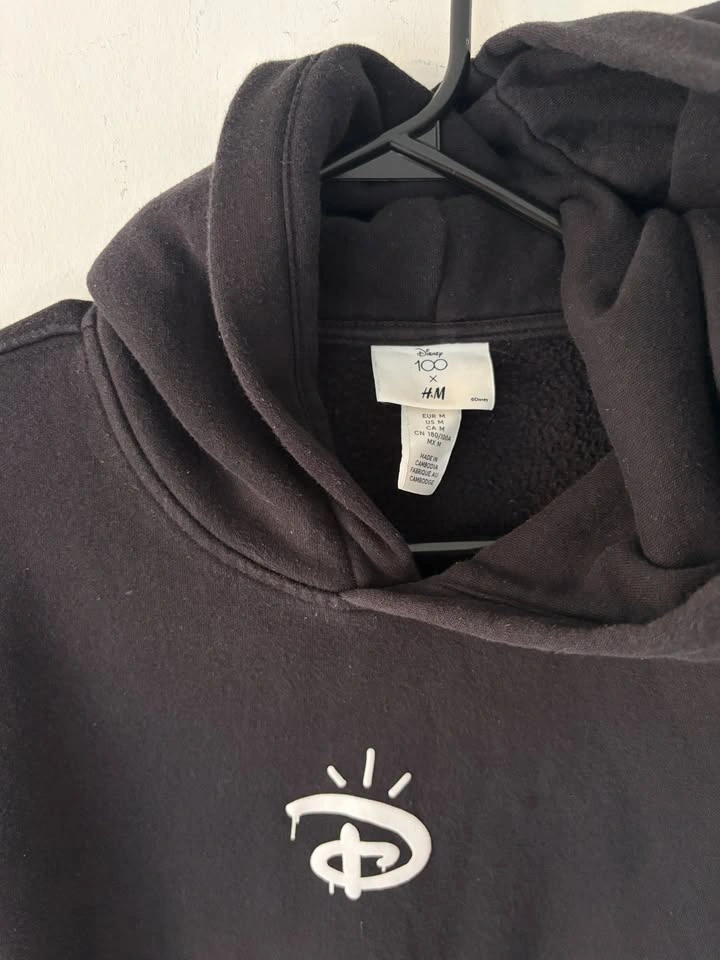 Disney 100th x H&M Trevor Andrew Mickey Donald Goofy Hoodie M - photo 4