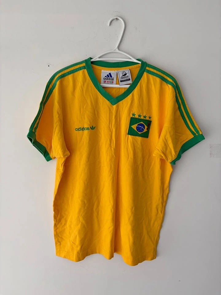 Adidas 1998 France World Cup Brazil Soccer Shirt Jersey L