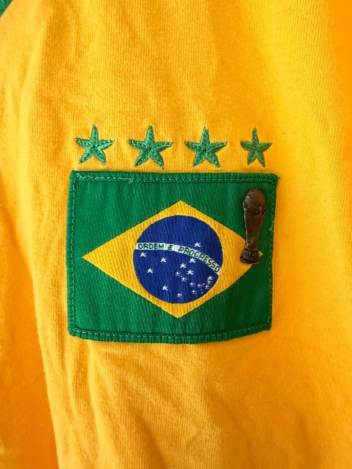 Adidas 1998 France World Cup Brazil Soccer Shirt Jersey L - photo 3
