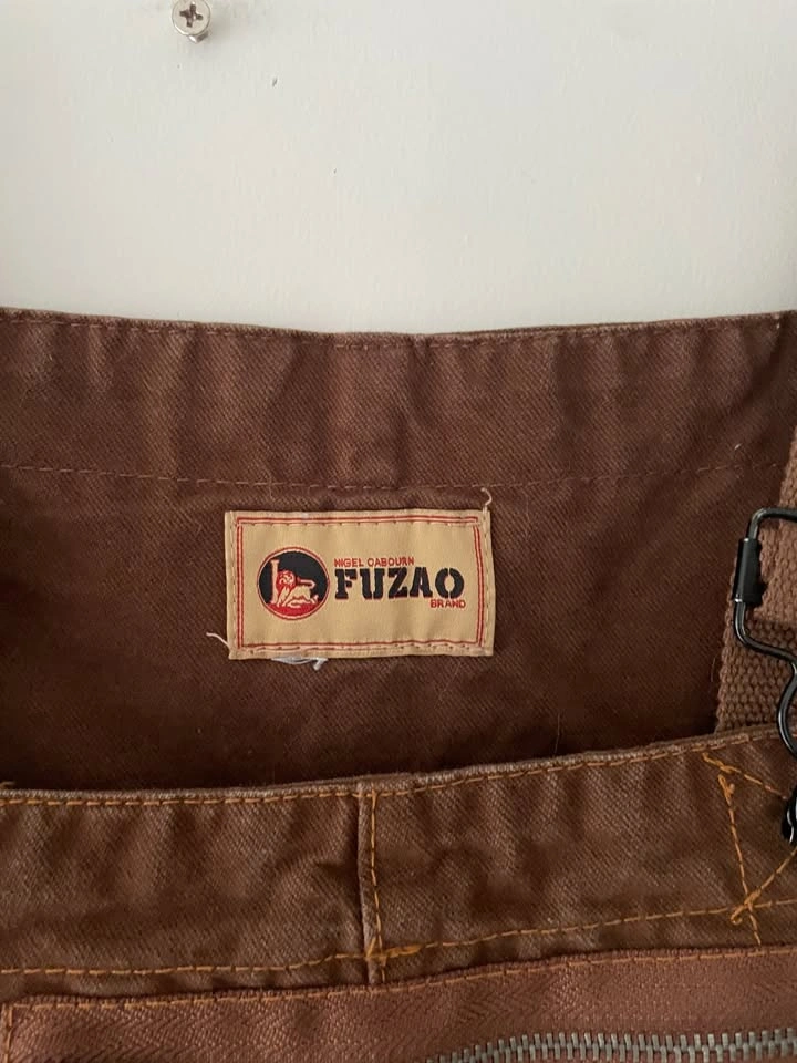 Nigel Cabourn Fuzao Japan Cargo Brown Overalls Size M - photo 3