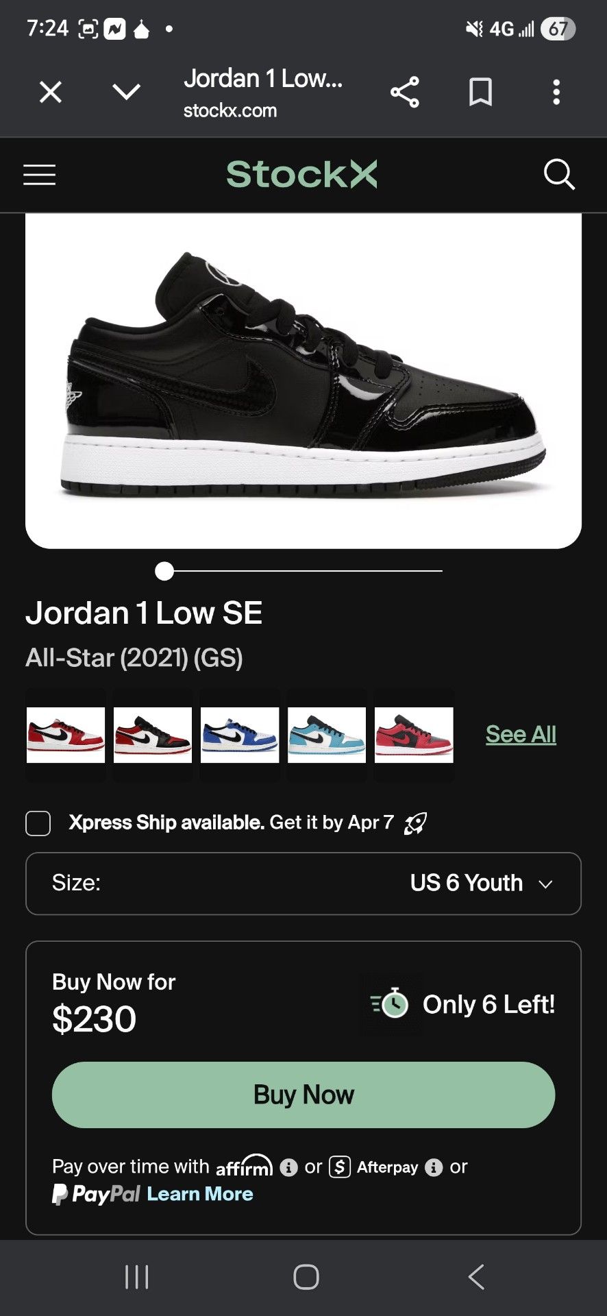 Jordan 1 Low SE All-Star (2021) - photo 5