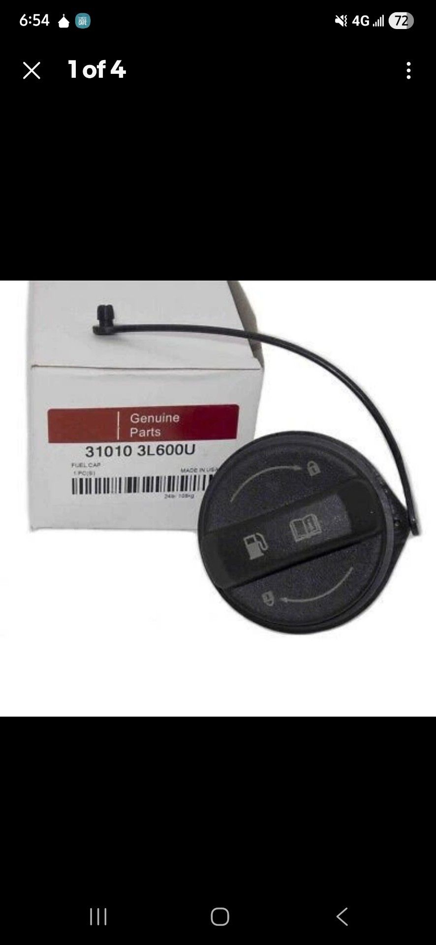 Genuine Kia Gas Cap
