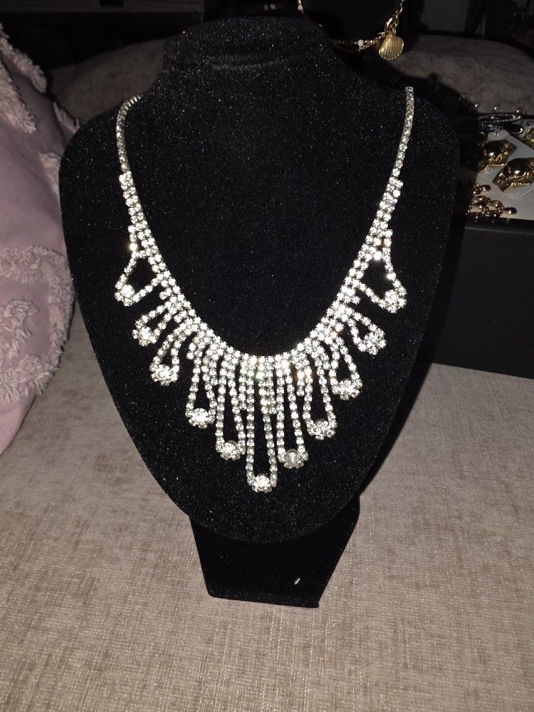 Princess Faux DIAMOND Necklace - photo 2
