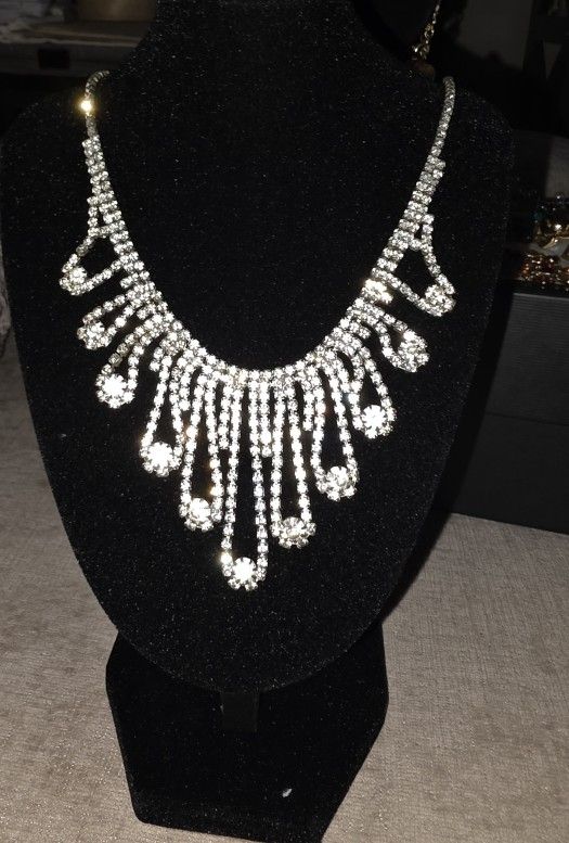 Princess Faux DIAMOND Necklace - photo 3
