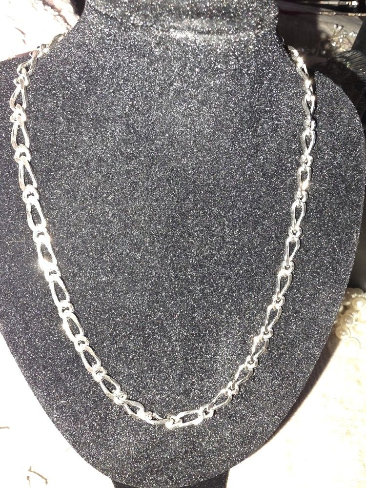 Italian Silver Figaro Chain