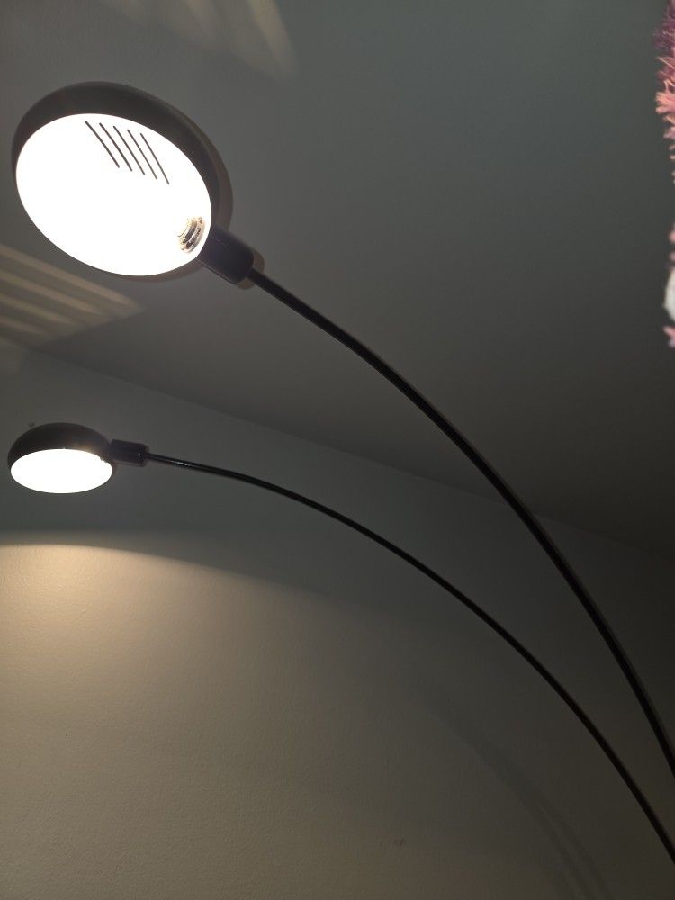 SQF 5 Arm Arch Floor Lamp - (Black) Bulbs Included - photo 2