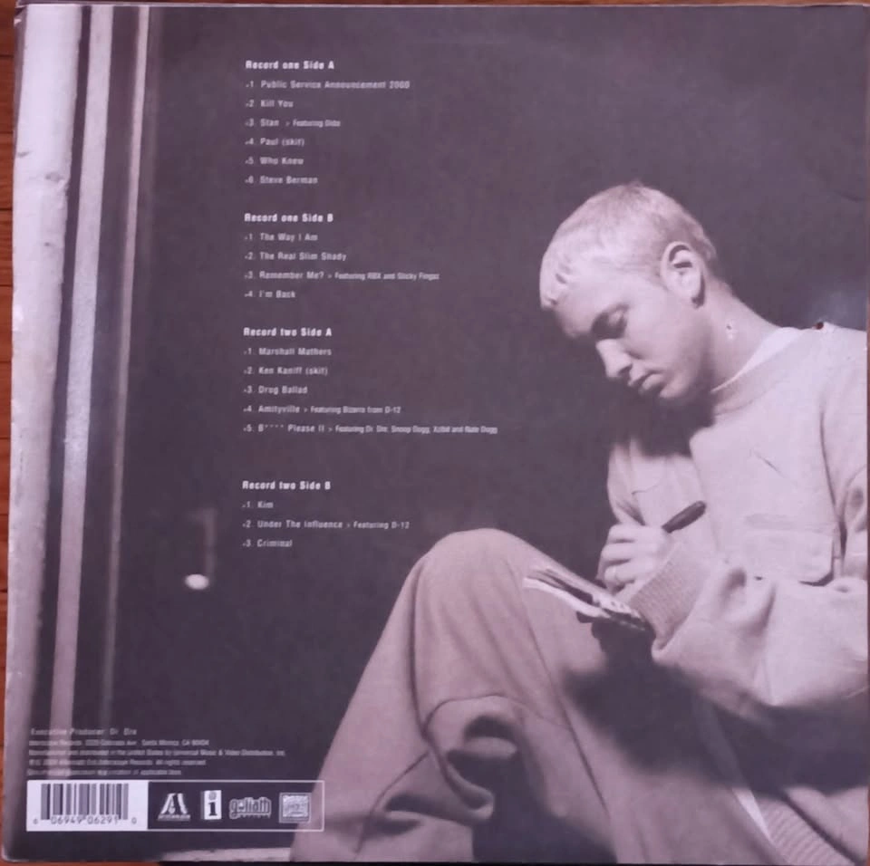 Eminem - The Marshall Mathers LP (2xLPs, 2000 US Pressing) - photo 2