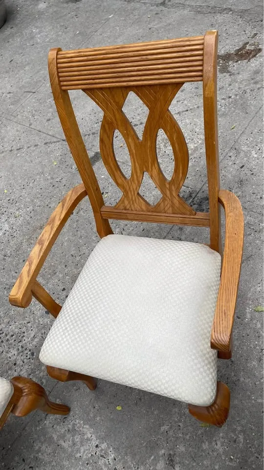 6 Solid wooden dining chairs image indicator(4)