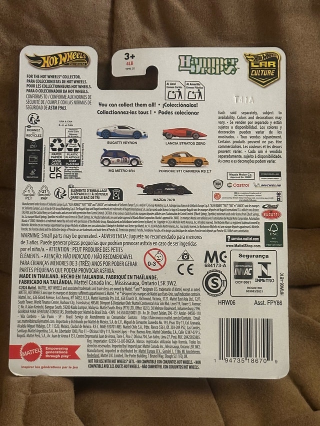Hot Wheels Bugatti Veyron & Mazda 787B - Car Culture - photo 5