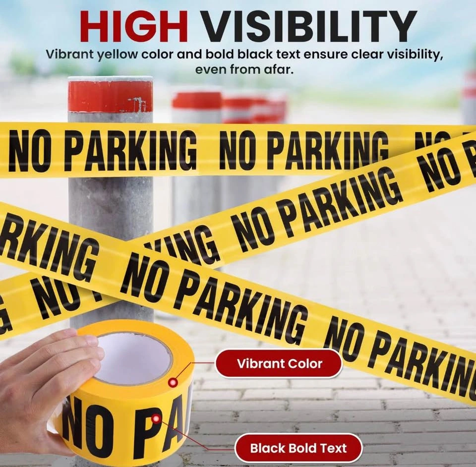 Pyle "No Parking" Caution Tape - 200 Meter Roll - photo 4