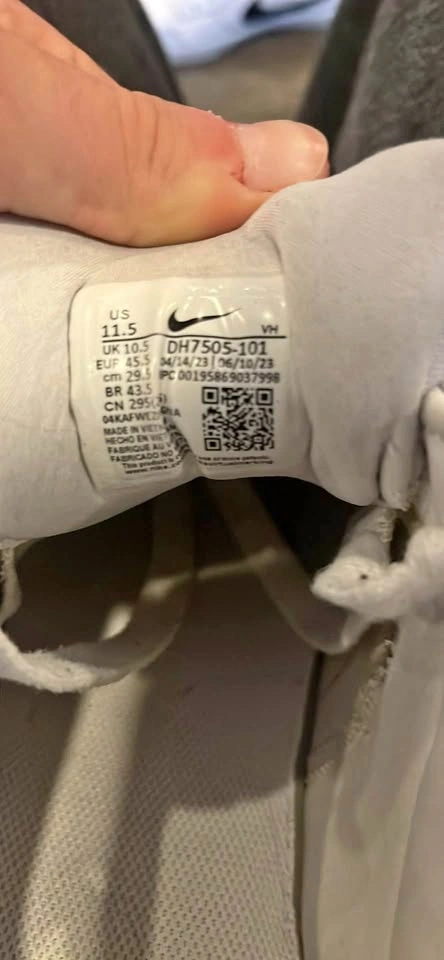 Nike SB Force 58 Sneakers White Men's US 11.5