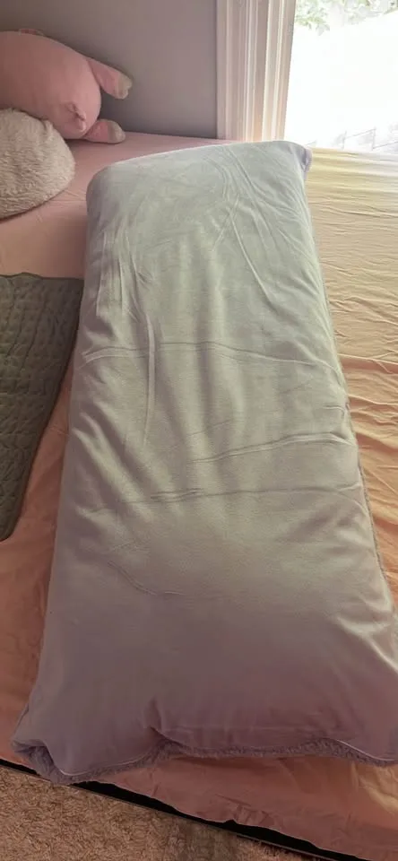 Fuzzy body pillow - lavender image indicator(2)
