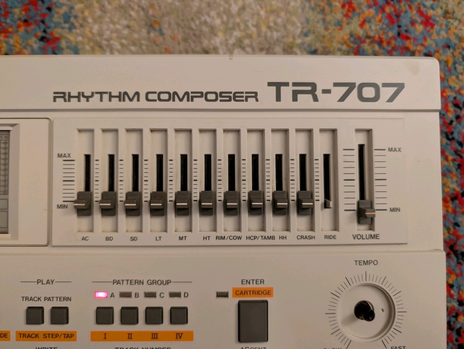 Vintage Roland TR-707 Programmable Digital Drum Machine MIDI - photo 4