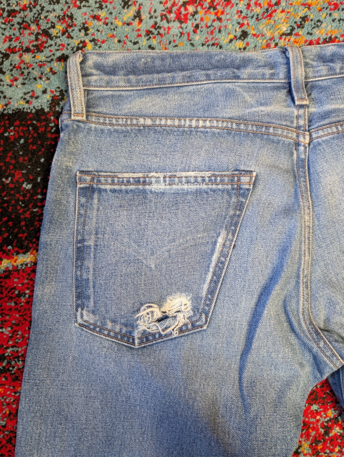 Levi's Made & Crafted Slim Straight Blue Denim Jeans - photo 3