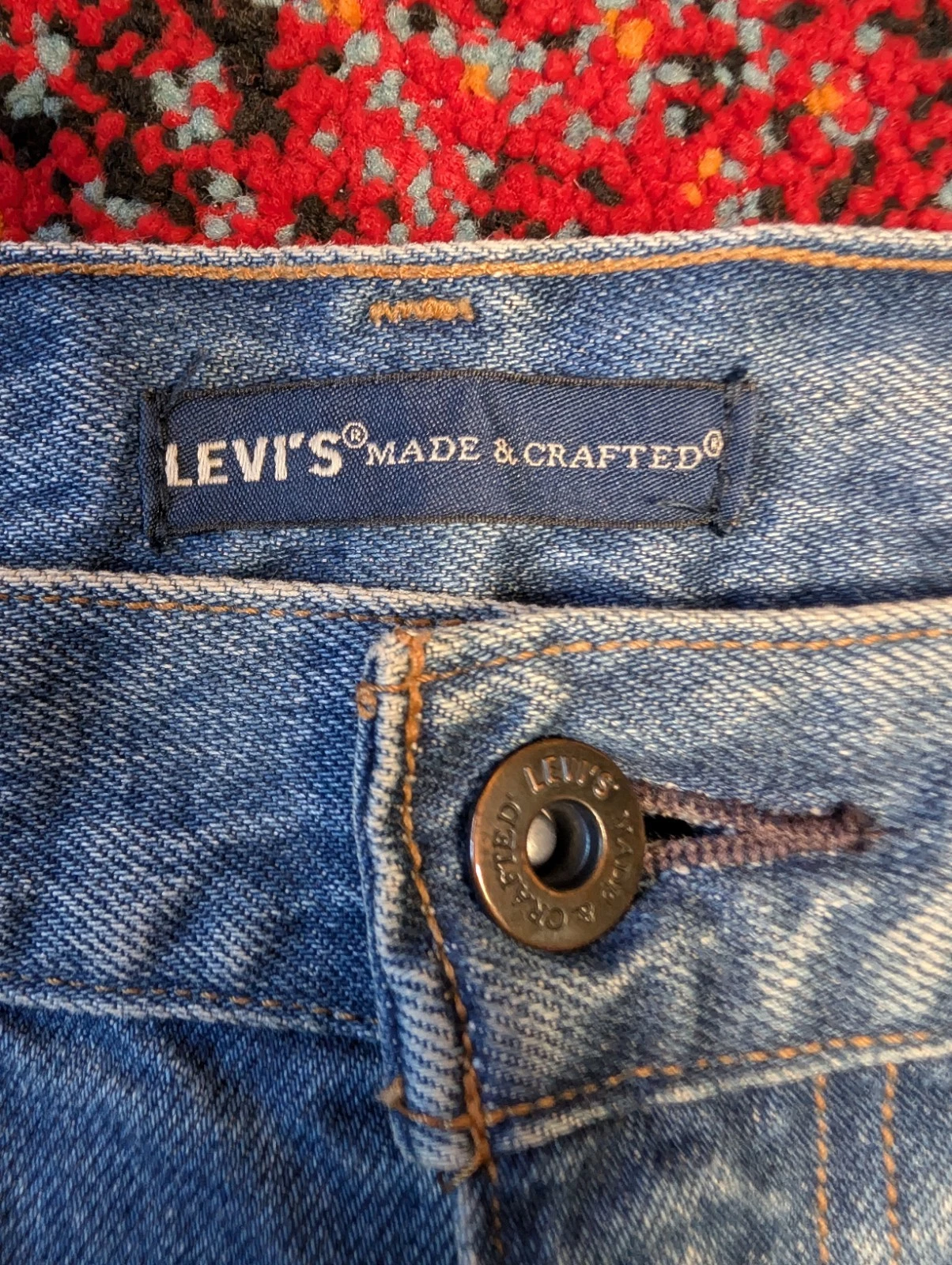 Levi's Made & Crafted Slim Straight Blue Denim Jeans - photo 5