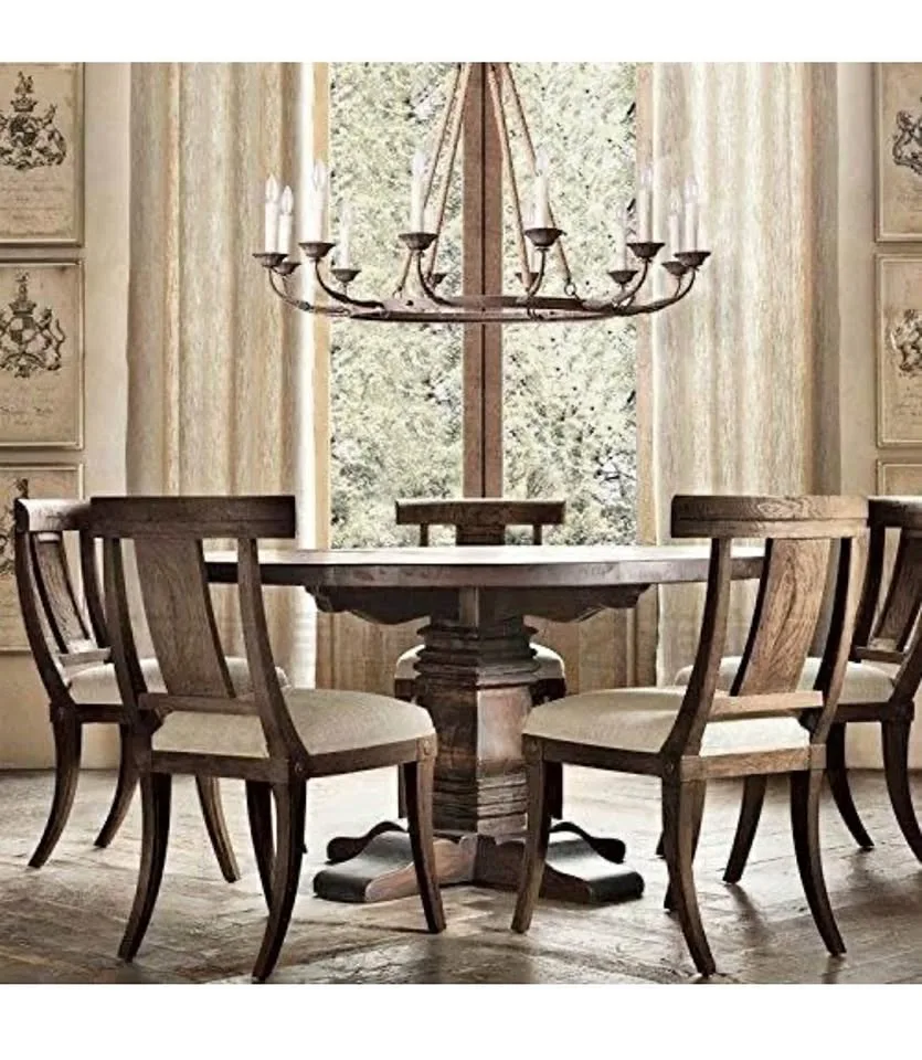 Chandelier Rustic Revival Style 43” For restaurants and cafés thumbnail
