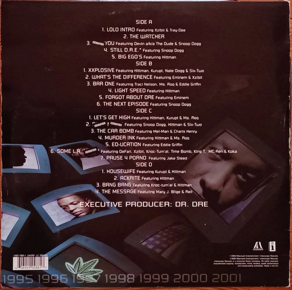 Dr. Dre - 2001 (2xLPs, European pressing, 1999) - photo 2