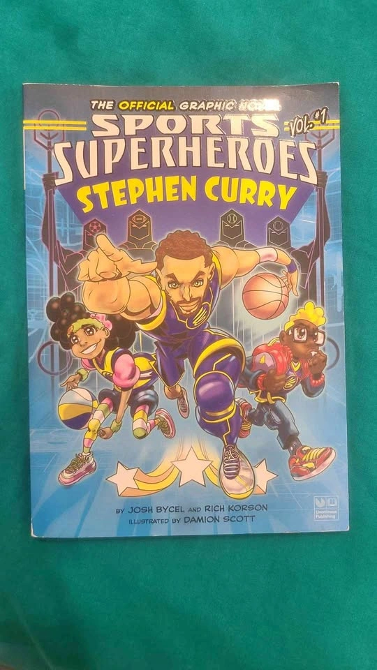 Sports Superheroes Stephen Curry Book