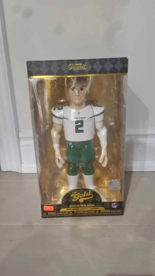 Zach Wilson Gold Jumbo Funko
