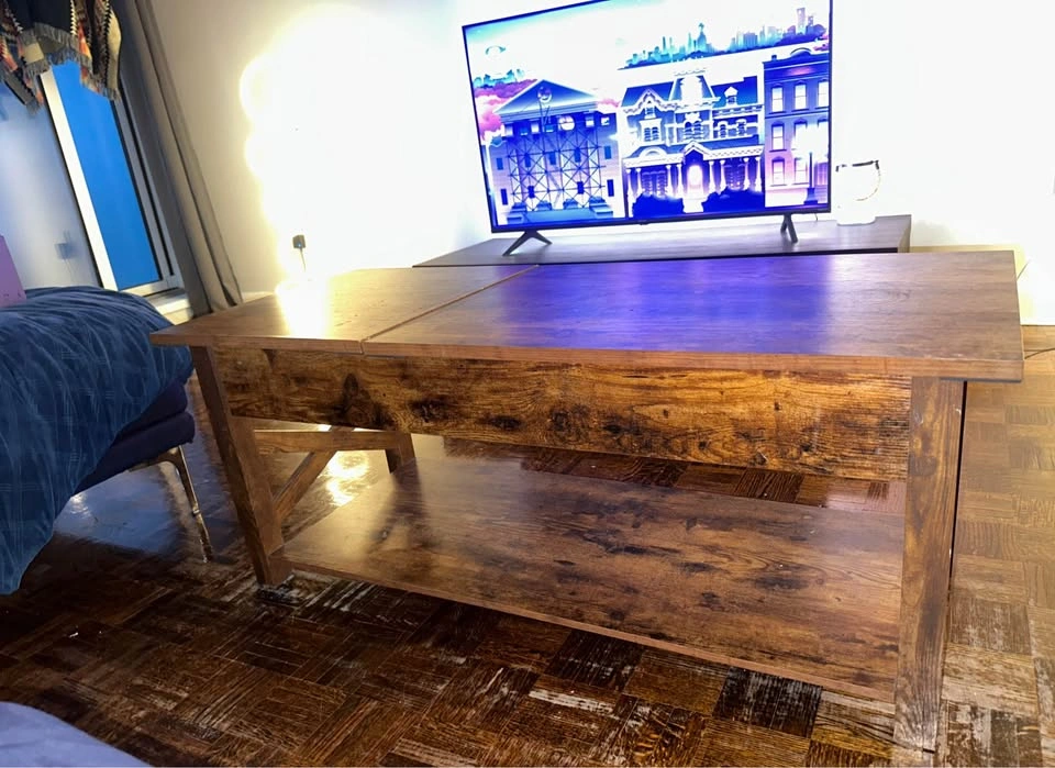 Lift Top Coffee Table with Storage - photo 5