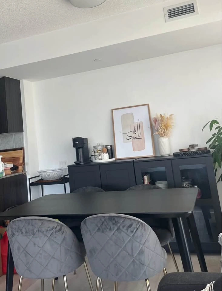 IKEA LISABO Dining Table (Black) – Seats 4 - photo 2