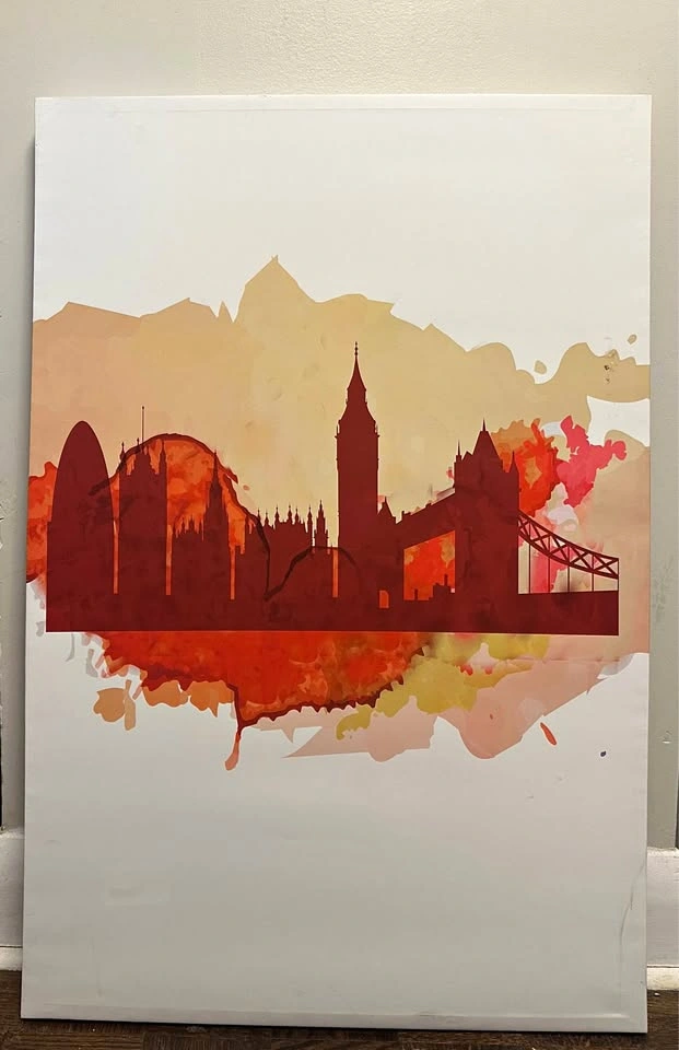 Cool Wall Art Pieces - London Skyline, Horse Painting, Quotes