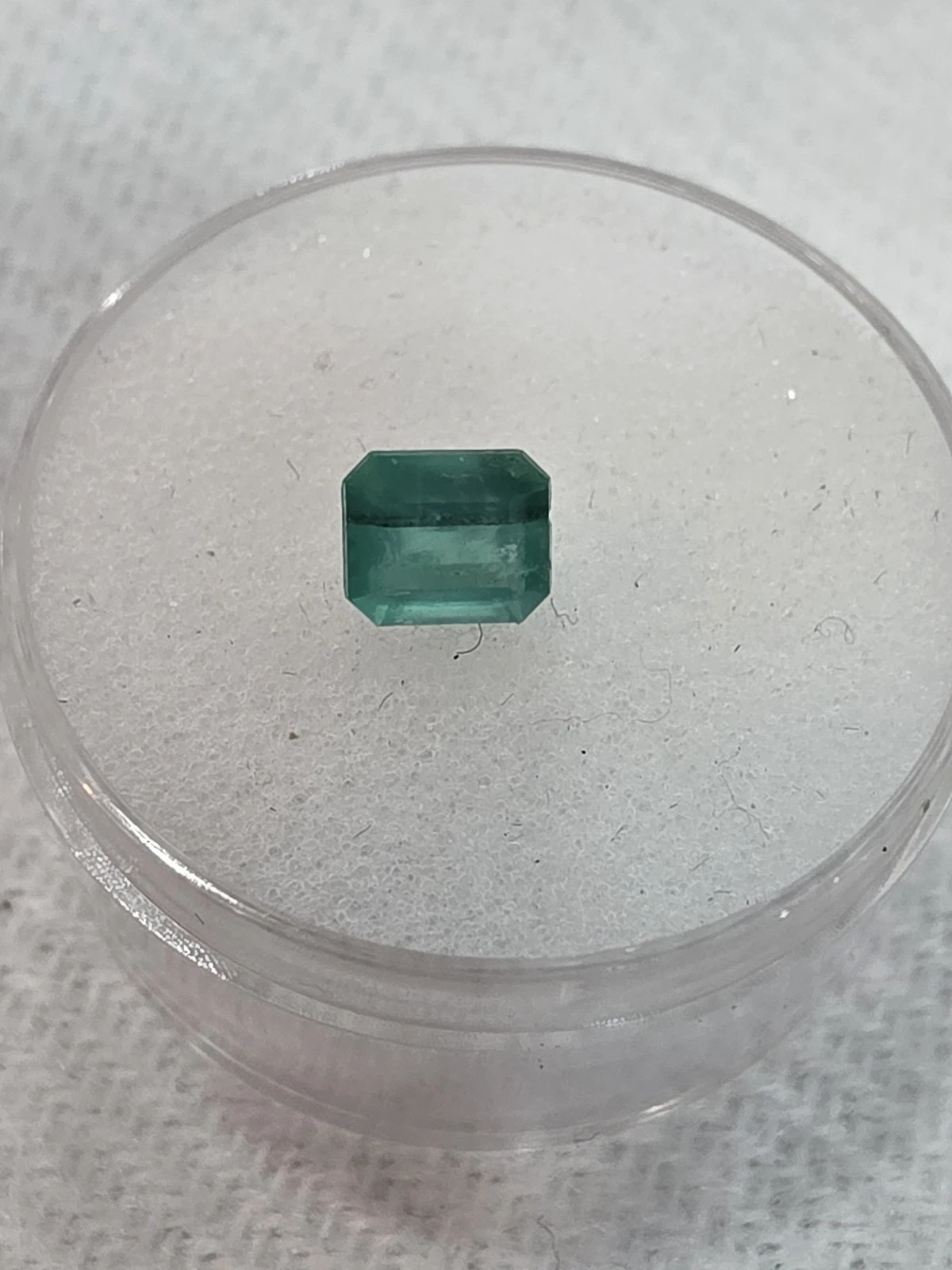 1.010 Loose Natural Colombian Emerald Cut Emerald Green Emerald - photo 4
