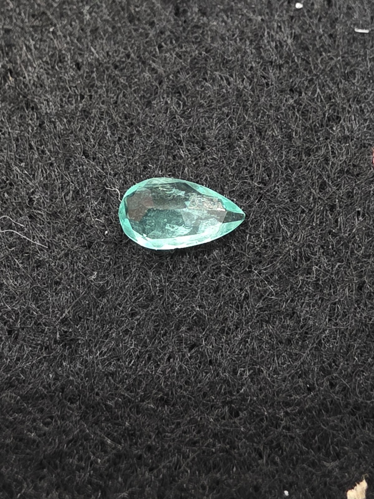 Pear Cut Natural Emerald Colombian - photo 3