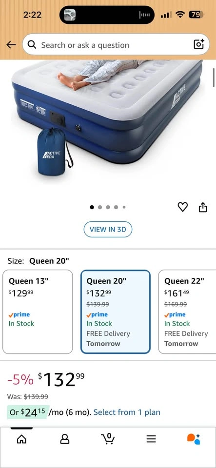 Active Era Air Mattress Queen Size - photo 4