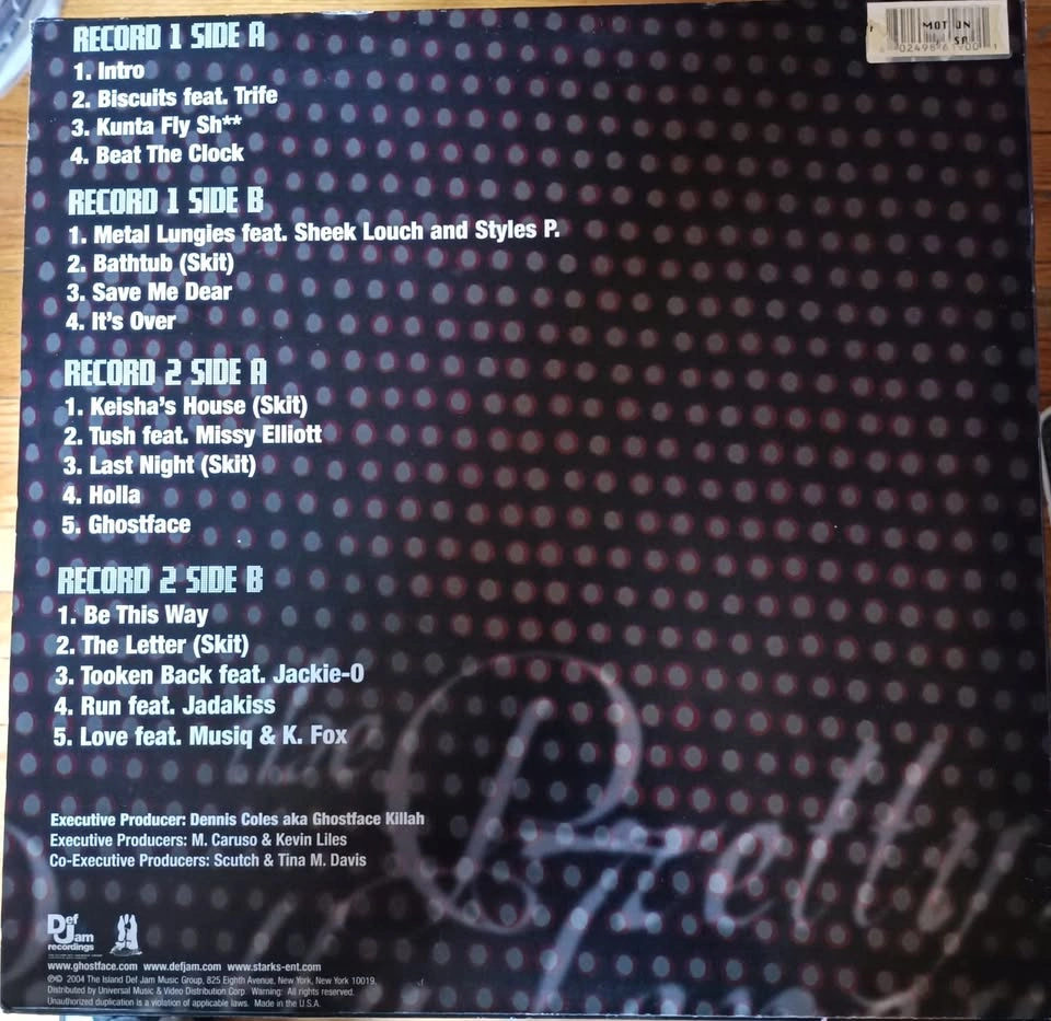 Ghostface - The Pretty Toney Album (2xLPs, US pressing 2004) - photo 2