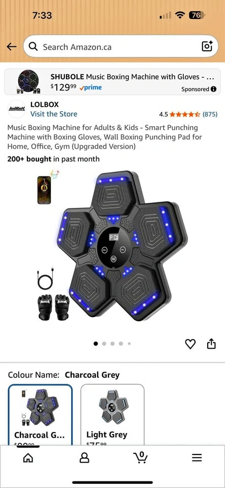 Smart Music Boxing Machine – Brand New