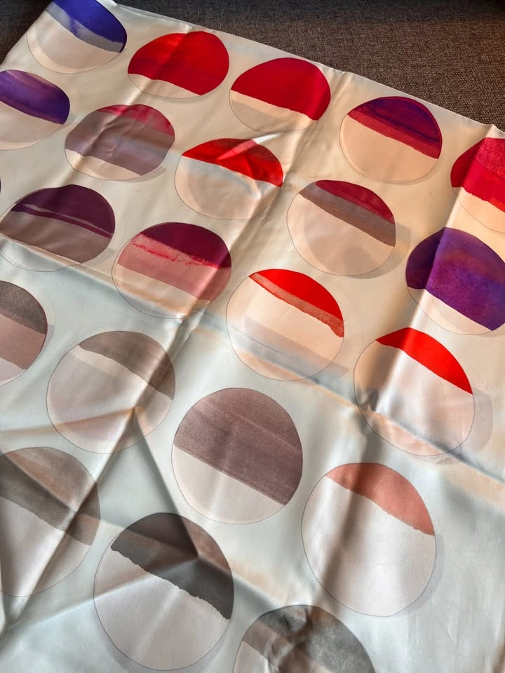 Hermes Silk 130cm x 130cm Shawl Scarf - Au Point Du Jour - photo 5