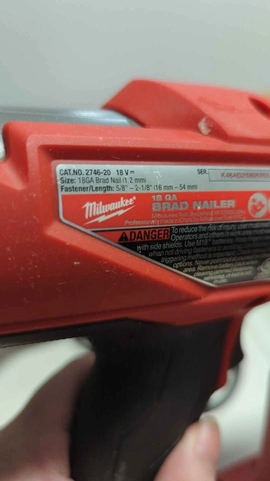 Milwaukee 18 GA Brad Nailer (Tool Only) - photo 3