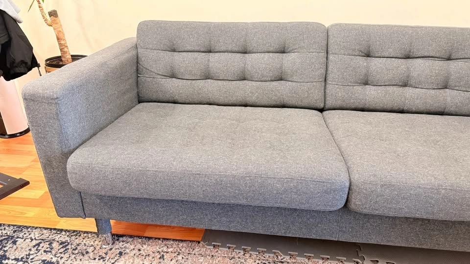 MORABO Loveseat, Gunnared dark gray/metal - photo 3