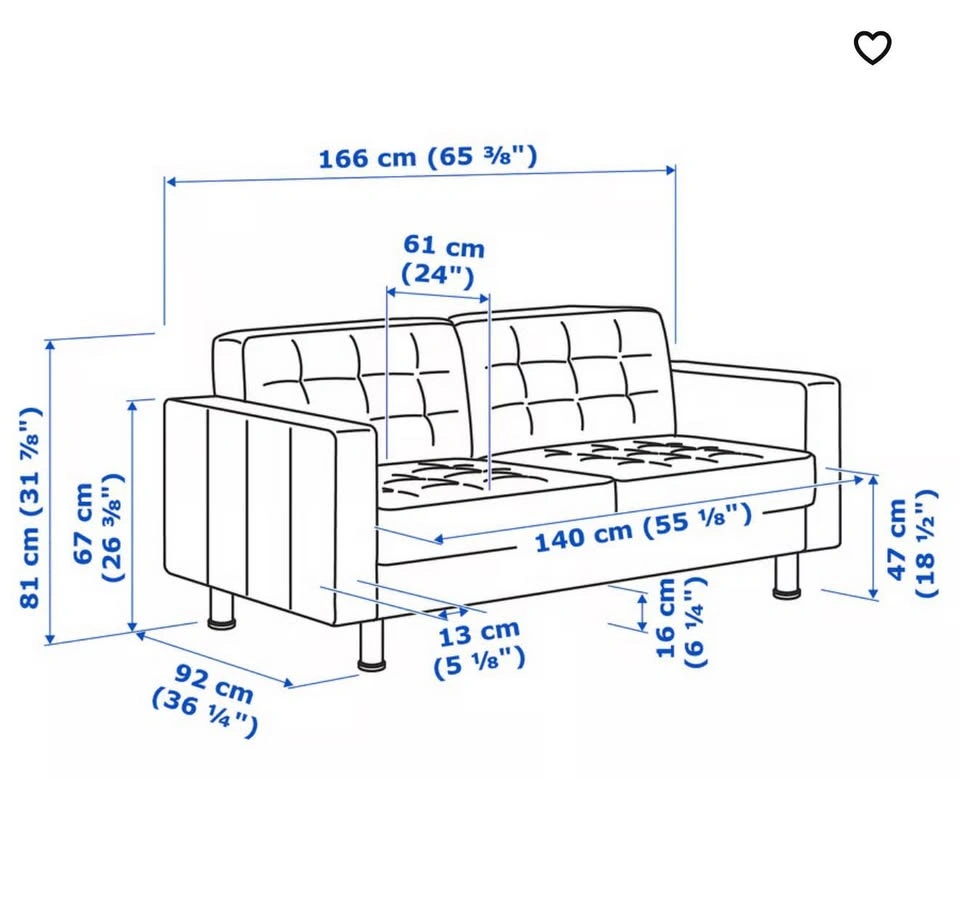 MORABO Loveseat, Gunnared dark gray/metal - photo 4
