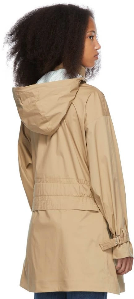 Moncler Beige Crepide Raincoat Jacket - photo 4