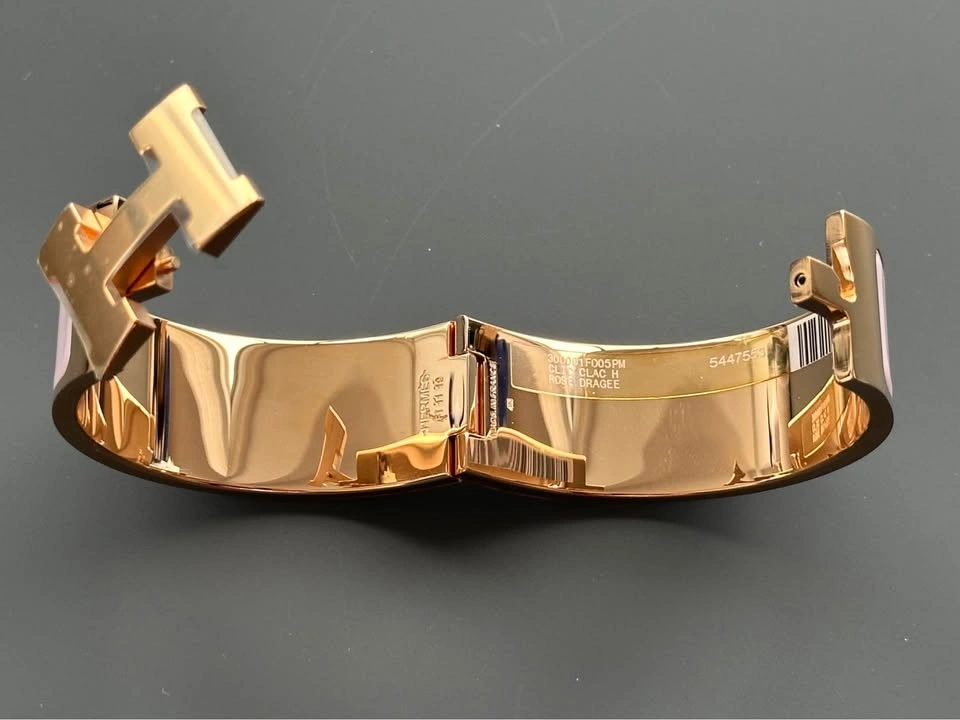 New Hermes Clic Clac H Bracelet - Rose Gold - photo 3