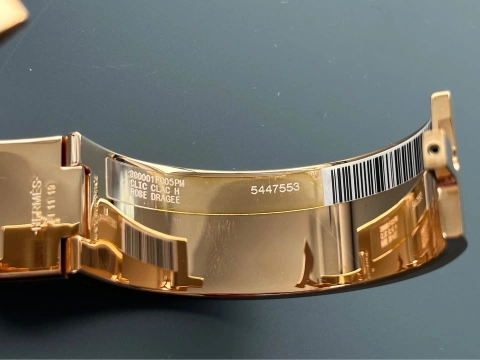New Hermes Clic Clac H Bracelet - Rose Gold - photo 4