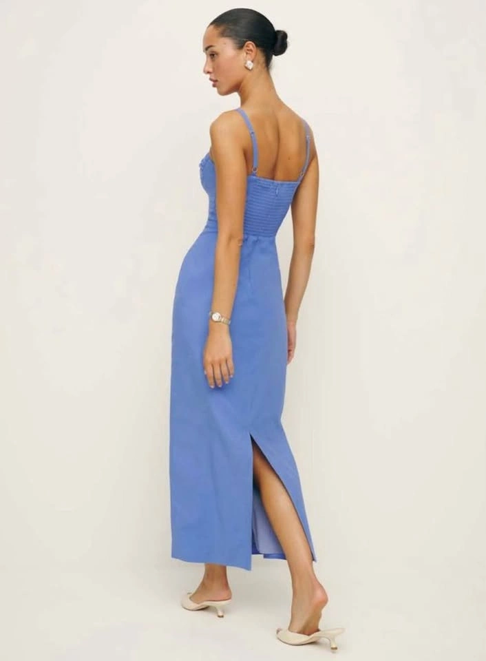 Reformation Stormi Ruched Bust Dress Size 2 - photo 2