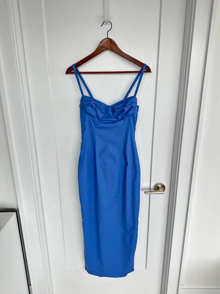 Reformation Stormi Ruched Bust Dress Size 2 - photo 4