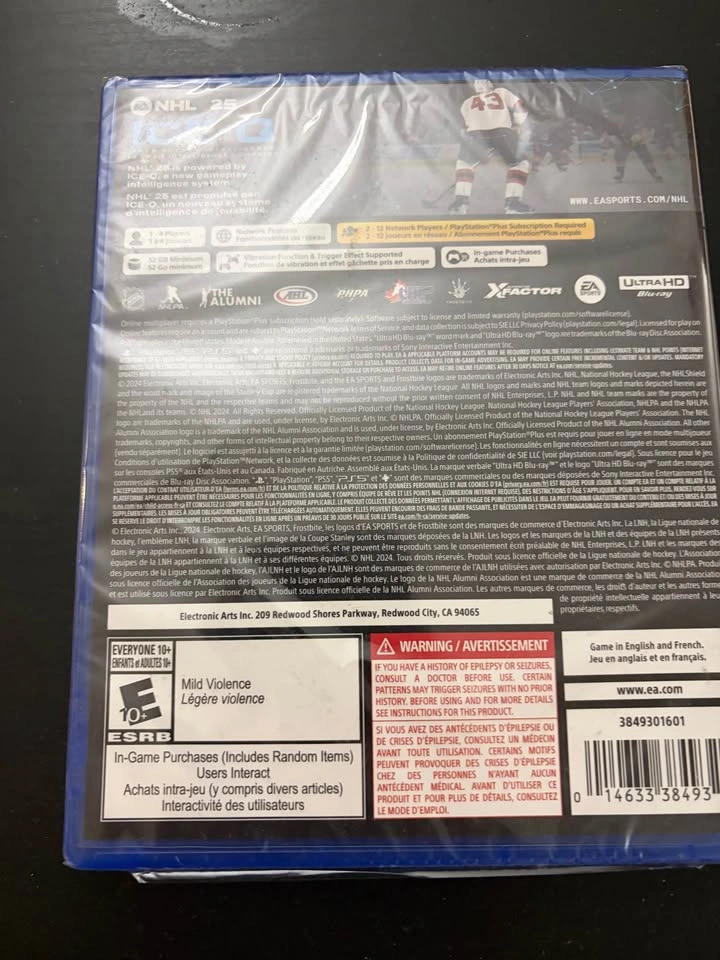 NHL 25 PS5 Unopened - photo 2