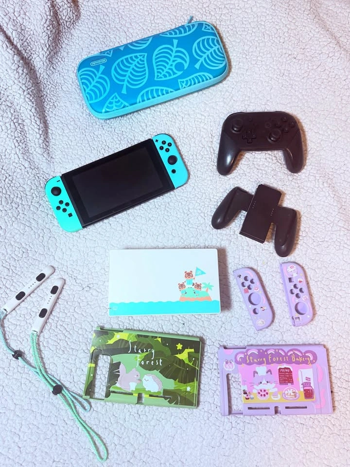 (Negotiable) Animal Crossing Switch Bundle w/ Pro Controller