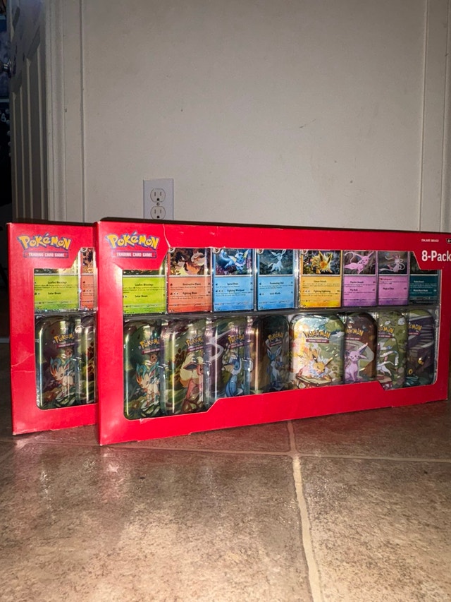 Costco Prismatic Evolutions 8-Pack Mini Tins - photo 2