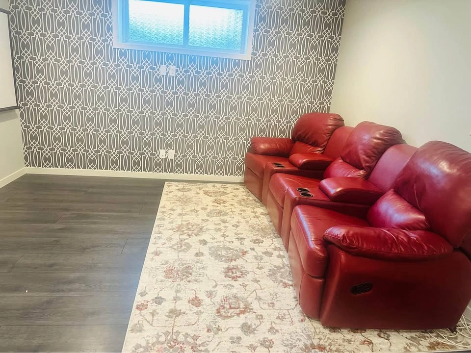 Home Theater Recliner Leather Sofa Set - photo 2