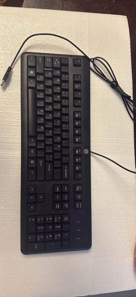 HP KU-1156 Full Size Standard Keyboard, Black