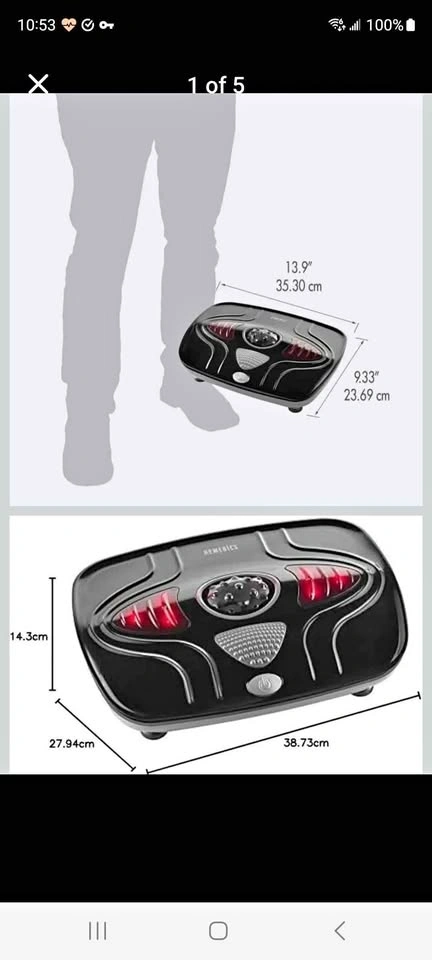 Homedics Foot Massager w/ Heat
