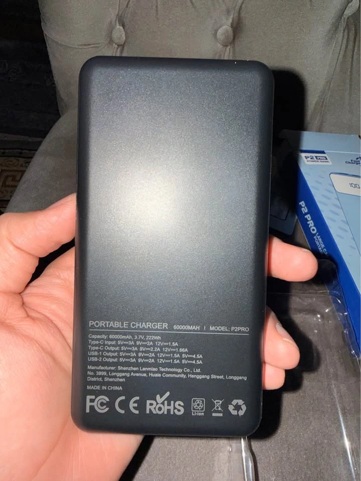 P2 PRO 60000mAh Power Bank Fast Charge - photo 2