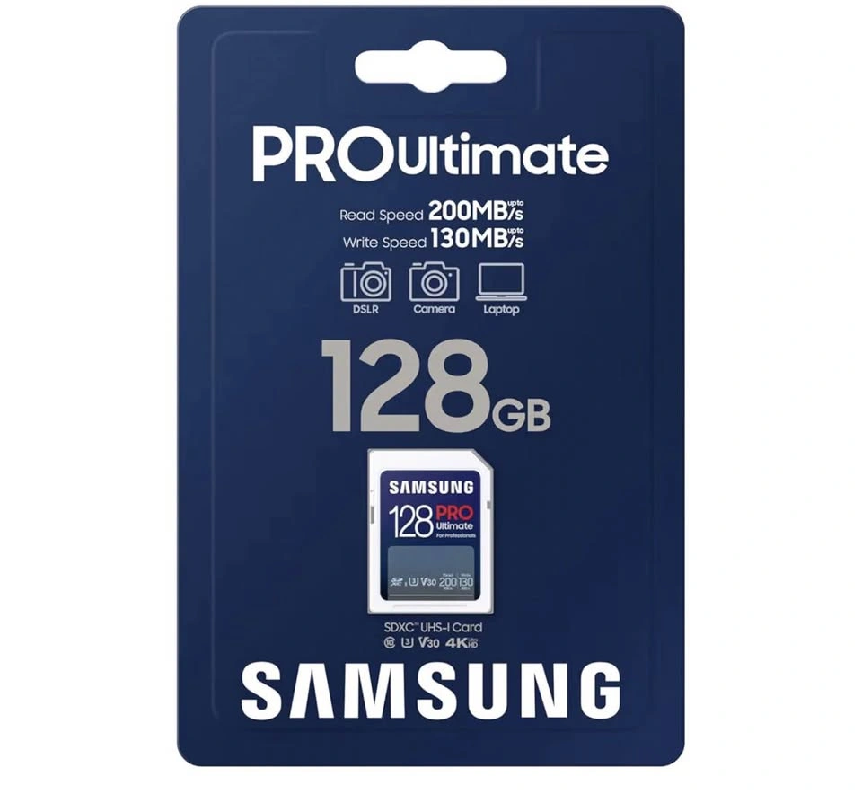 Samsung 128GB PRO Ultimate SD Card - photo 2